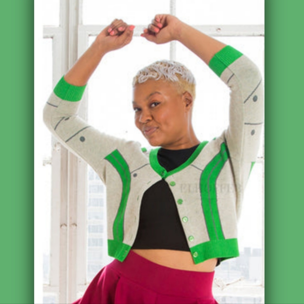 Elhoffer Baby Bot Cardigan - Green